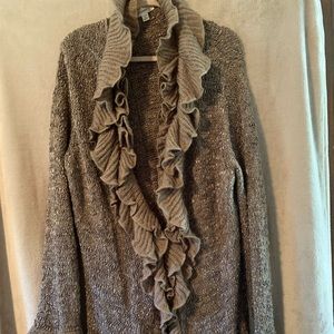 Trendy long sweater.